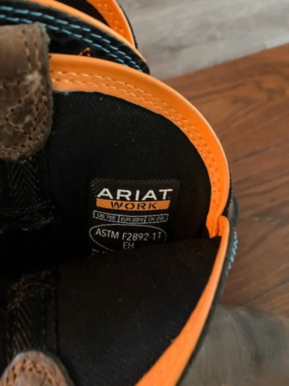 Men's ARIAT BOOTS Size 7EE Work Boots Western Boots ASTM F2892-11